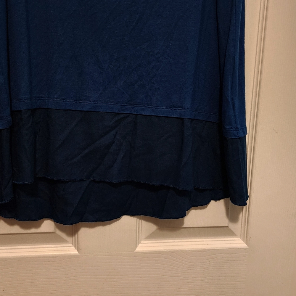 Soft Surroundings Eden Tiered Tunic Tank • High-Low Hem • Relaxed Fit • XLarge - Picture 5 of 8